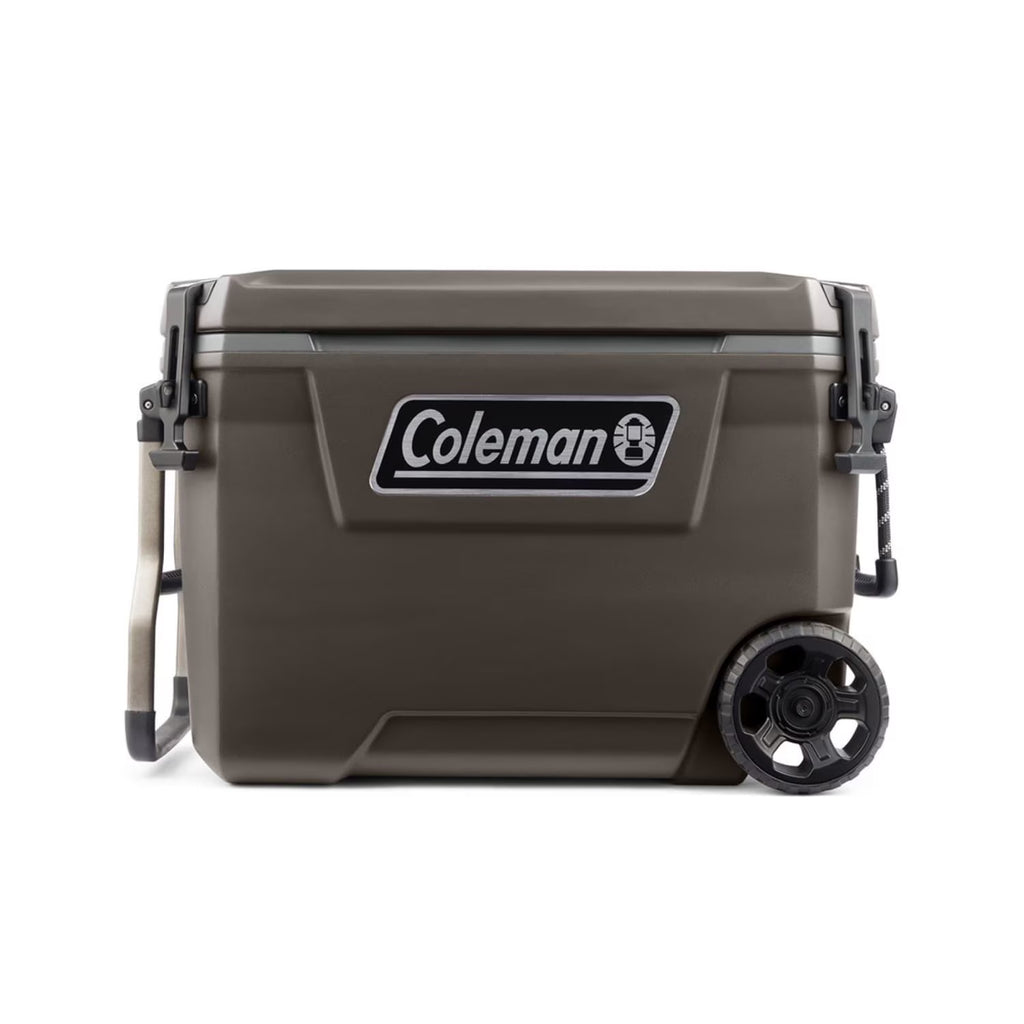 Nouveauté 2026 – Glacière rigide Coleman Convoy Series , 65 pintes (environ 60 litres), avec roulettes, capacité jusqu'à 48 canettes, couleur noyer brun