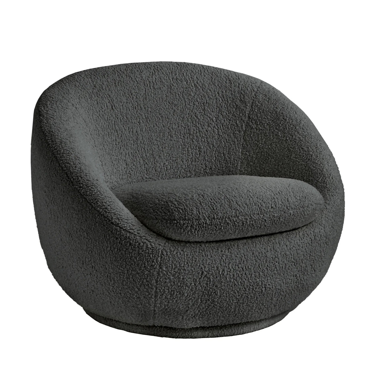 Nouveauté 2026 – Fauteuil pivotant Mira de Better Homes & Gardens , en peau de mouton retournée crème