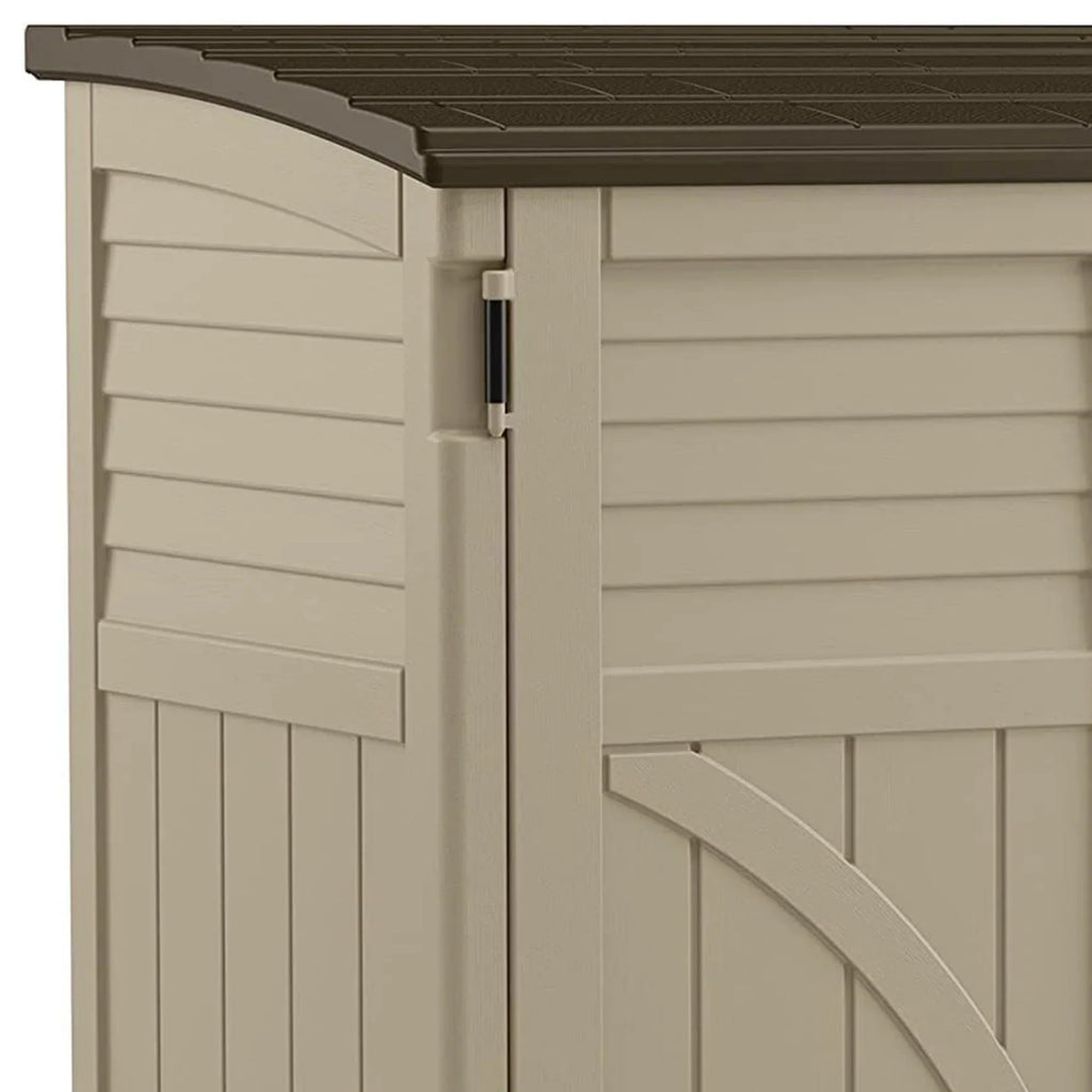 Nouveauté 2026 – Abri de jardin compact horizontal Suncast , 34 pi³, couleur sable