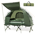 Nouveauté 2026 – Lit de camp gonflable Goplus 1 personne imperméable avec matelas gonflable, oreiller et sac de couchage