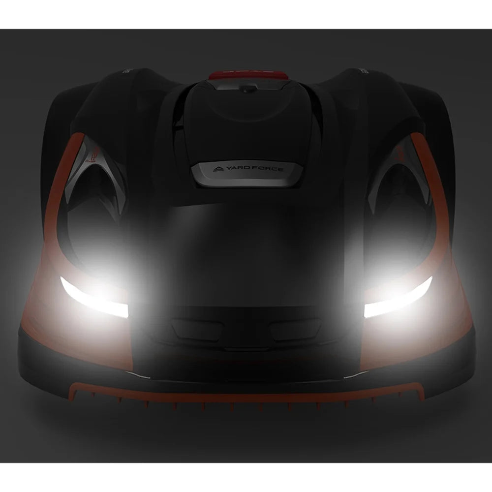 Nouveauté 2026 – Tondeuse à gazon robotisée Yard Force 28 volts avec moteurs de roues sans balais, contrôle Wi-Fi et application CloudHawk