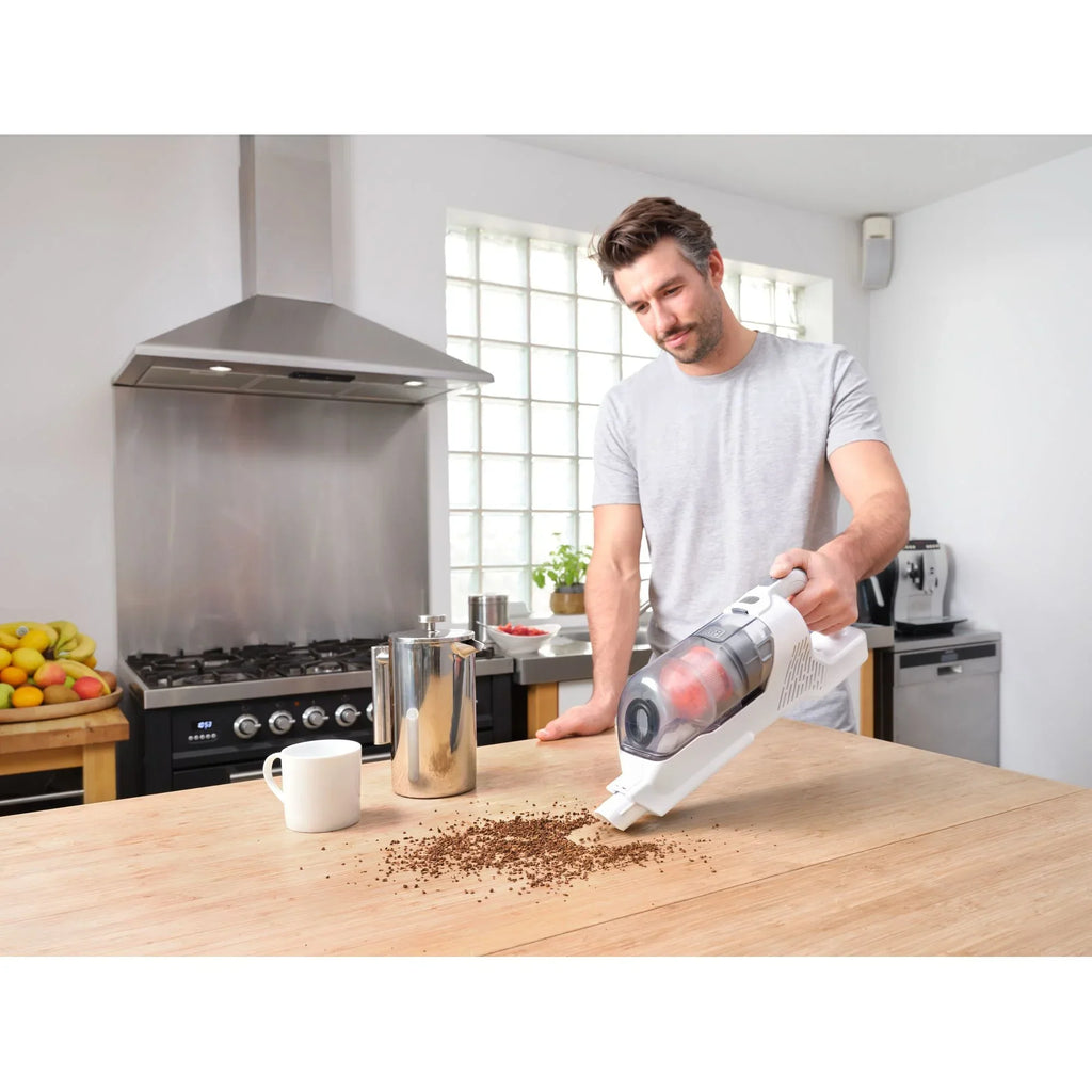 Nouveauté 2026 – Aspirateur balai sans fil BLACK+DECKER POWERSERIES+ 20V MAX , avec brosse anti-emmêlement, convertible en aspirateur à main, autonomie de 44 minutes, BHFEA520J