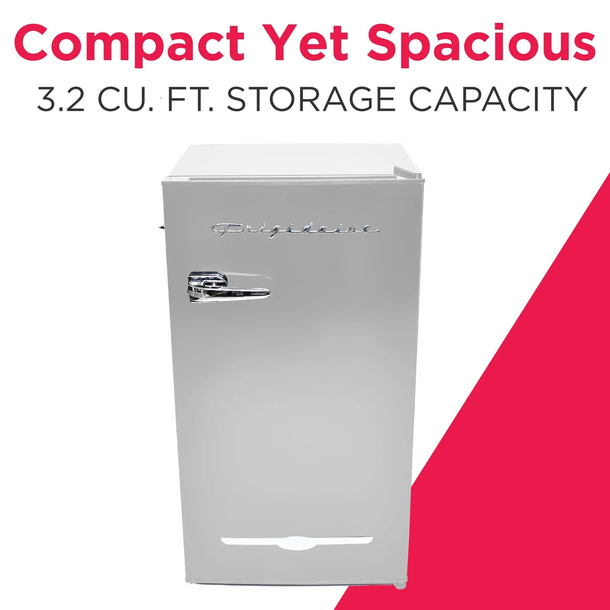 Nouveauté 2026 – Réfrigérateur de bar rétro Frigidaire EFR376-C-PINK 3,2 pi³ (rose), 65 watts, avec ouvre-bouteille latéral