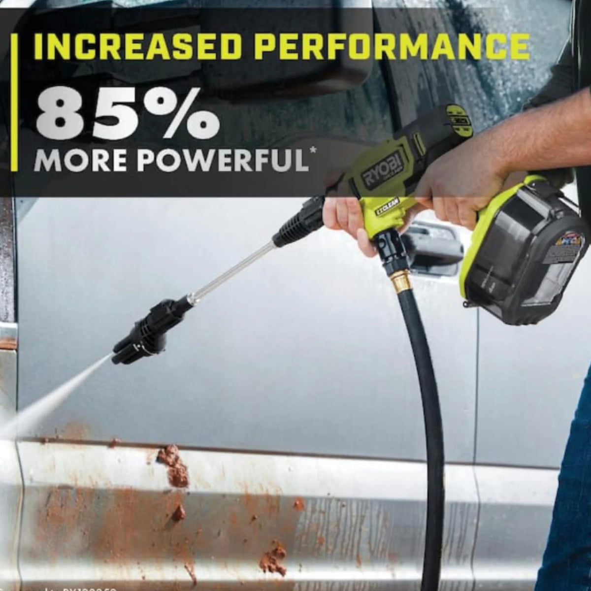 Nouveauté 2026 – Nettoyeur haute pression électrique sans fil Ryobi ONE+ HP 600 PSI à 0,7 GPM 18 V, eau froide, tuyau de siphon de 6 m