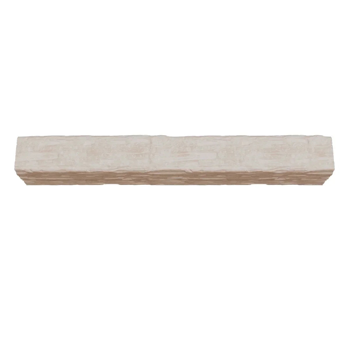 Nouveauté 2026 – Ekena Millwork 3 1/2 po L x 3 1/2 po H x 120 po P 3 côtés (poutre en U) Bois de récupération HeritageTimber Faux bois Poutre de plafond, Brun Kona