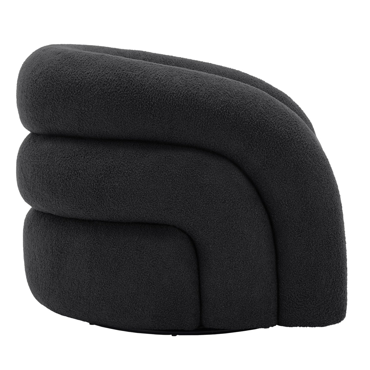Nouveauté 2026 – Fauteuil pivotant 360" pour salon, fauteuil tonneau bouclé, canapé une place, fauteuil de lecture, vert sauge