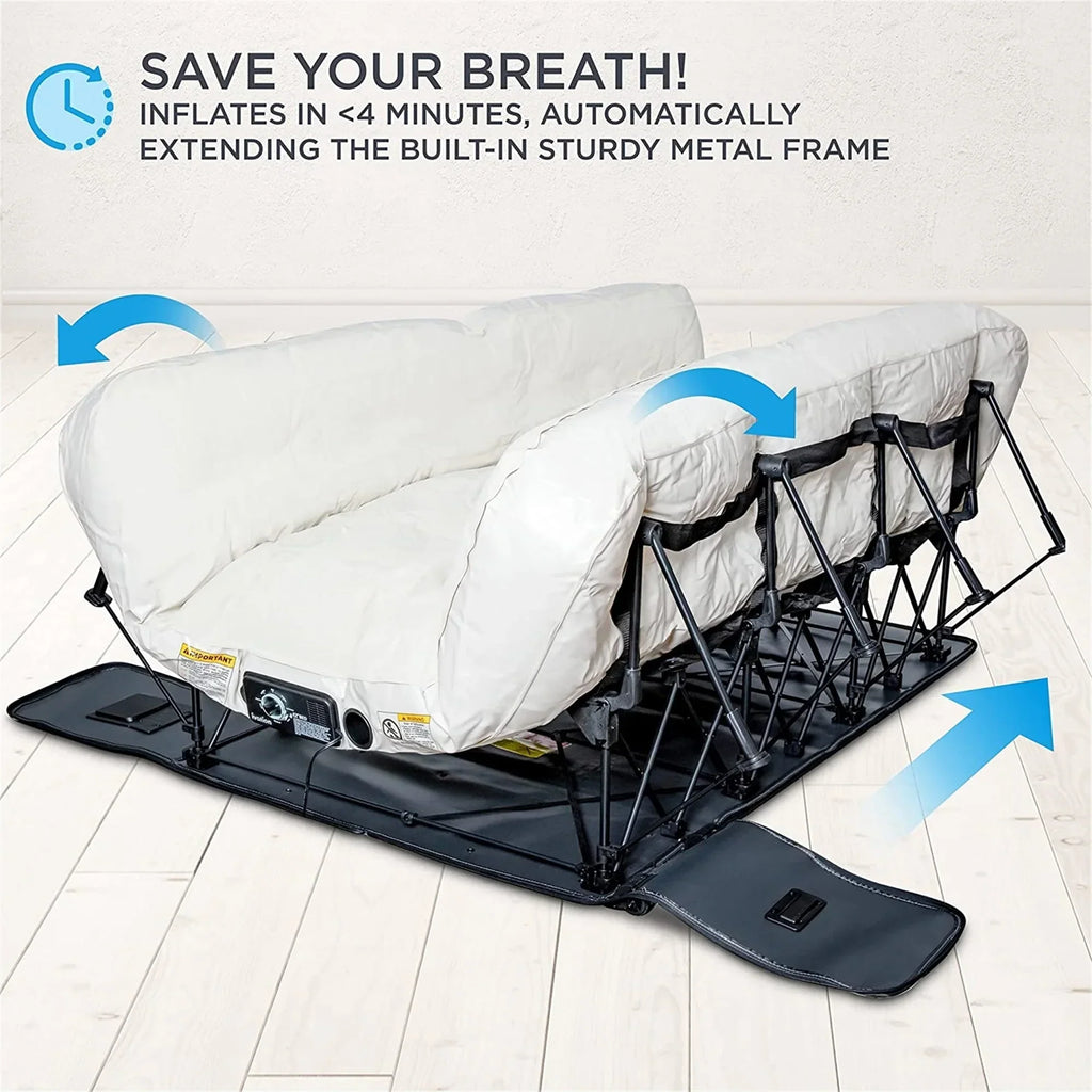 Nouveauté 2026 – Lit gonflable portable Ivation EZ-Bed 10 po avec pompe intégrée