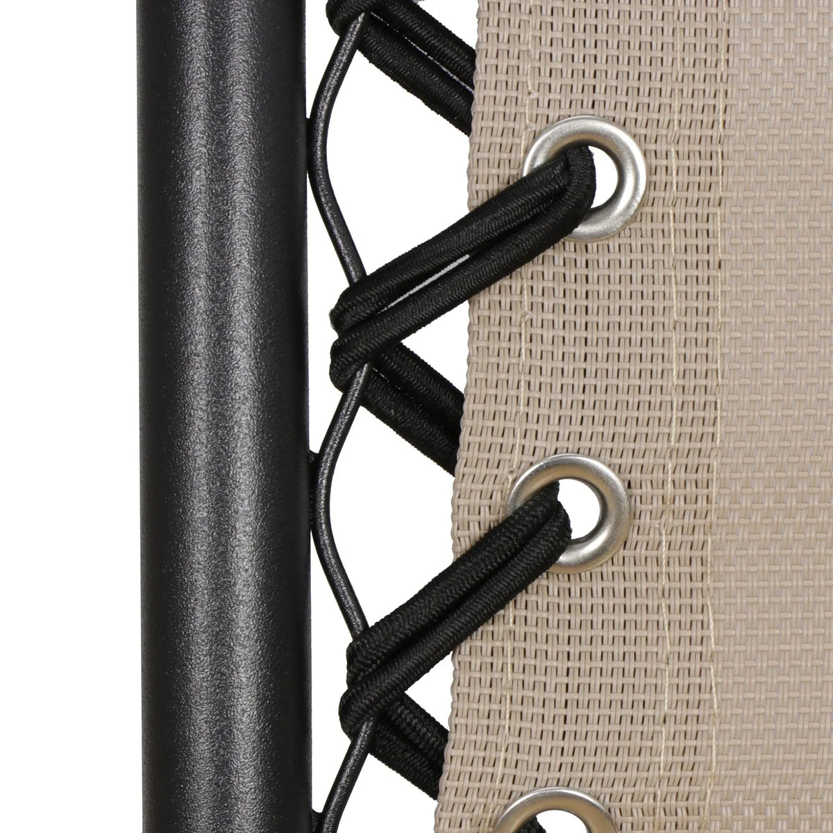 Nouveauté 2026 – HomGarden Lot de 2 chaises zéro gravité en acier - Beige