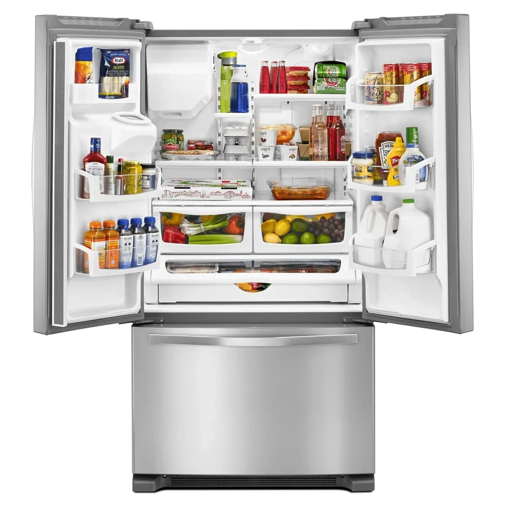 Nouveauté 2026 – Réfrigérateur Whirlpool WRF555SDFZ 36 pouces, 25 pi³, à portes françaises, pose libre, en acier inoxydable