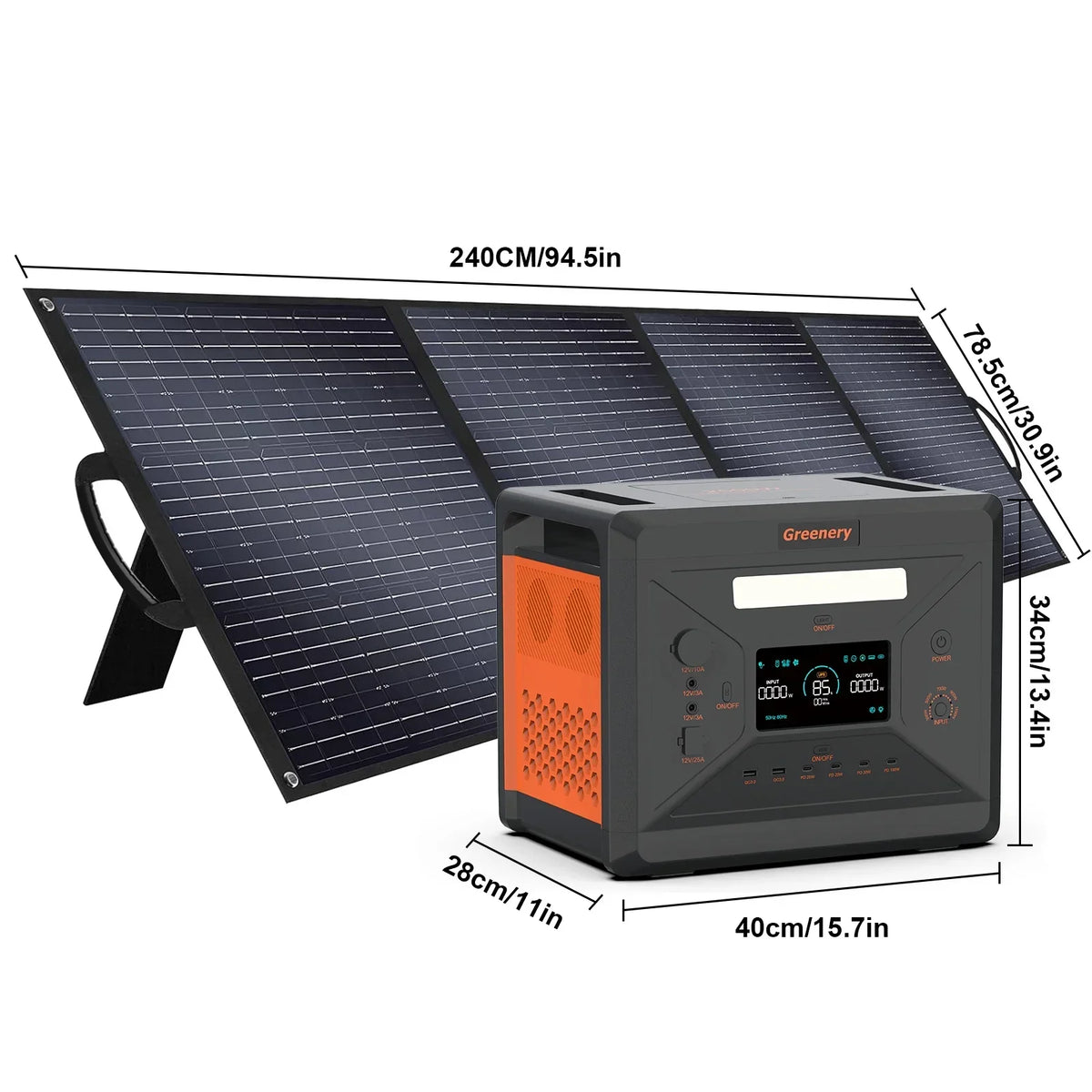 Nouveauté 2026 – Générateur solaire Solarplay 2400 W (4800 W en crête), avec panneau solaire de 400 W et batterie LiFePO4 portable de 2160 Wh, idéal pour le camping, la maison et les véhicules de secours