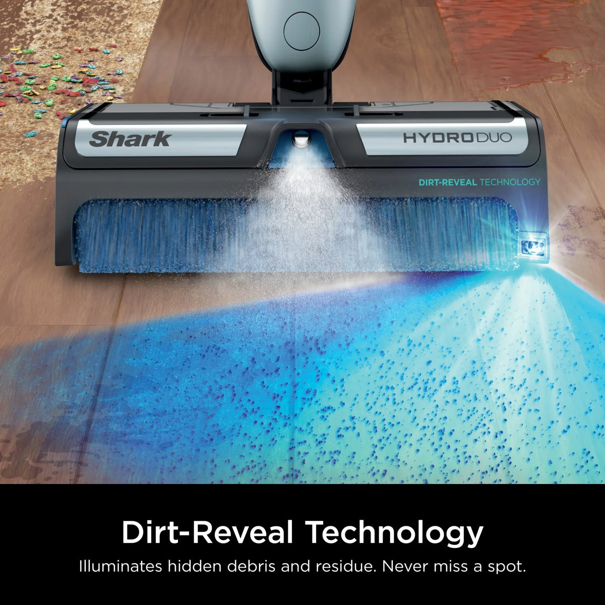 Nouveauté 2026 – Shark HydroDuo avec technologie Dirt-Reveal, système de nettoyage sans fil pour sols durs, ramassage des débris humides et secs, lavage et récurage en une seule opération, parquets, carrelages, sols stratifiés, WW200