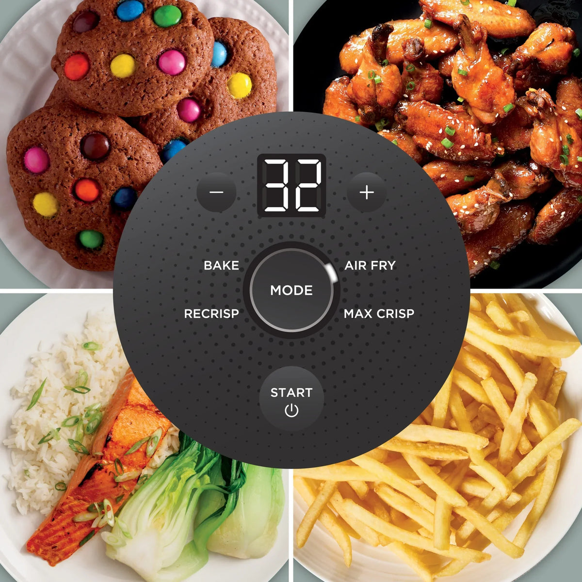 Nouveauté 2026 – Friteuse à air portable Ninja Crispi 4-en-1 en verre , récipients de 4 pintes et 6 tasses, Cyberspace
