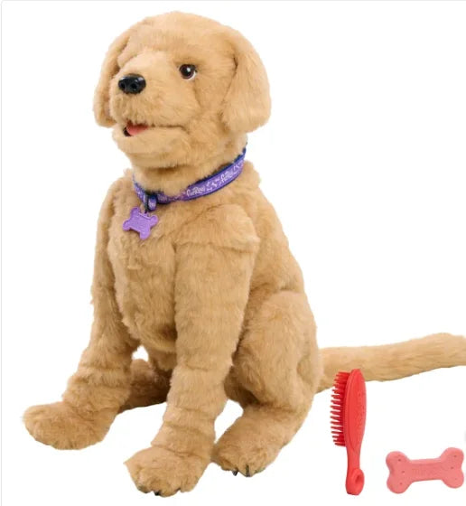 Nouveauté 2026 – FurReal Biscuit Mon Chiot Lovin' - 56 cm - Répond aux commandes vocales - Animatronique grandeur nature activée par le mouvement