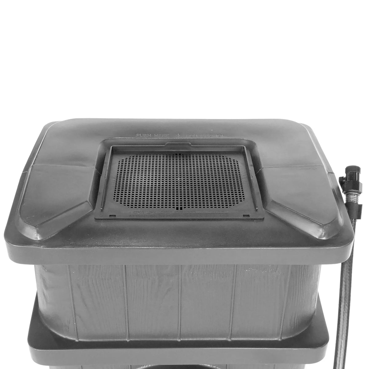 Nouveauté 2026 – Récupérateur d'eau de pluie extérieur FCMP Outdoor WG4000-GRY, aspect bois