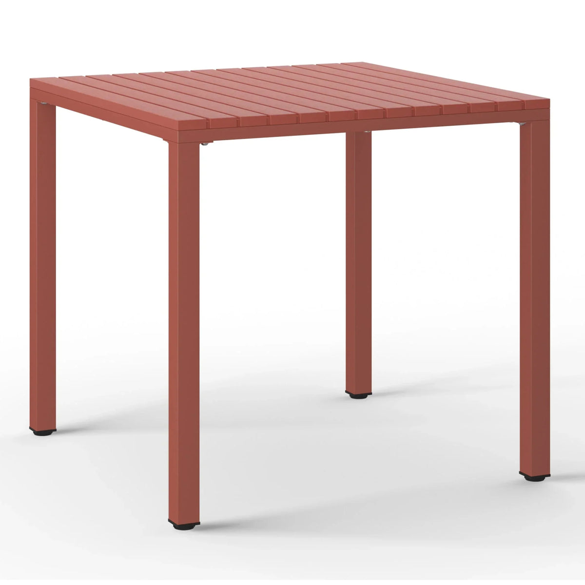 Nouveauté 2026 – Ensemble de salle à manger d'extérieur WestinTrends Playa 5 pièces avec table et chaises empilables, structure en métal, vert olive