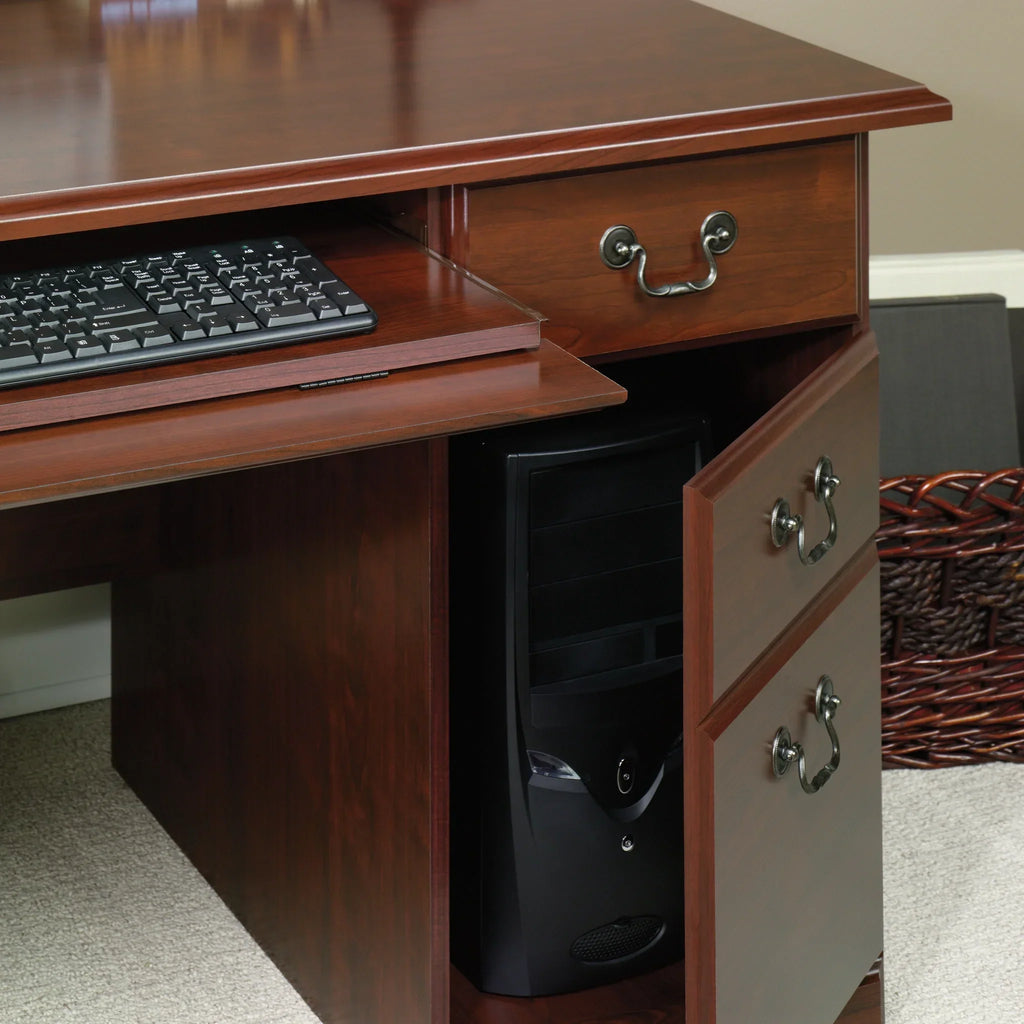 Nouveauté 2026 – Bureau d'ordinateur Sauder Heritage Hill , finition cerisier classique