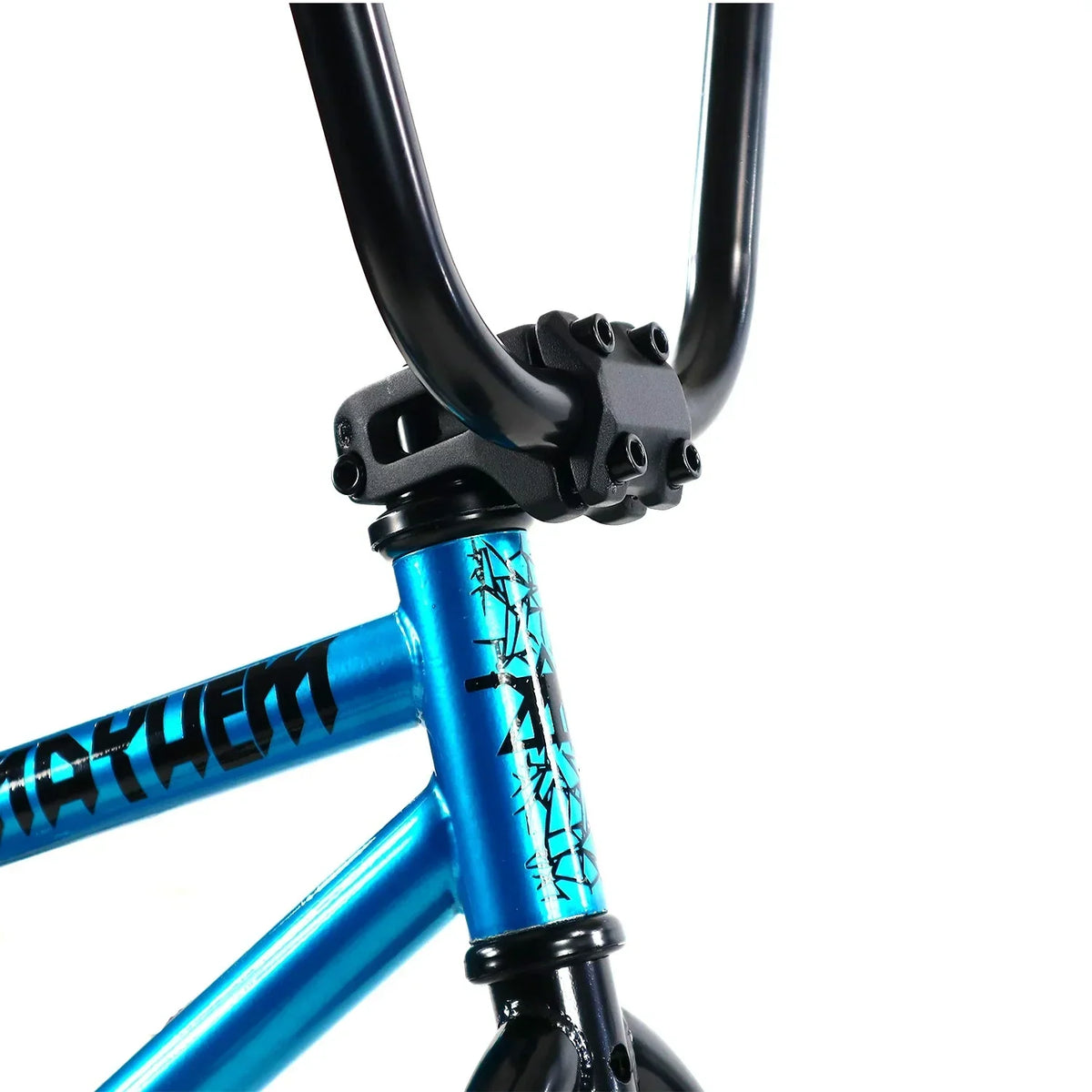 Nouveauté 2026 – Mini BMX Riot Mayhem Fat Tire, pédalier monobloc, 10 pouces, tout nouveau modèle pour vos figures (Riot Blue Haze