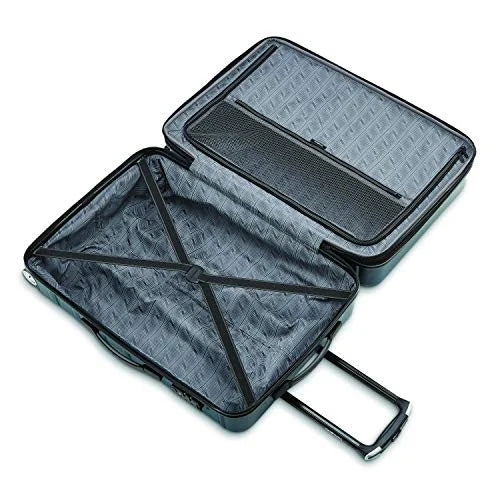 Nouveauté 2026 – Nouvelle valise rigide extensible Samsonite Omni 2 avec roulettes multidirectionnelles, couleur Nova Teal, ensemble de 3 pièces (20/24/28