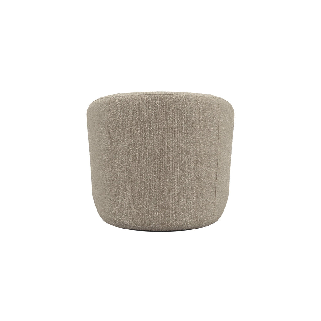 Nouveauté 2026 – Fauteuil pivotant Mainstays Boucle , taupe