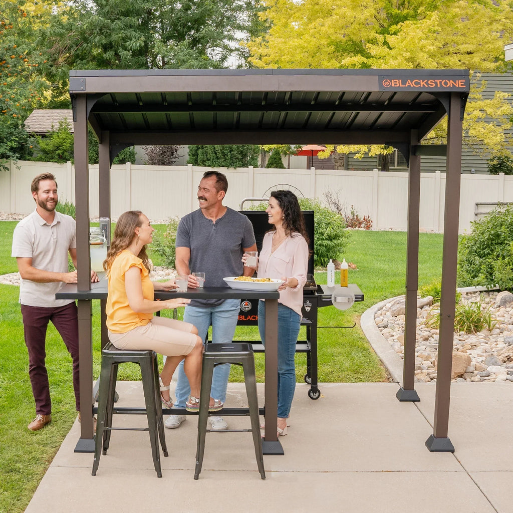 Nouveauté 2026 – Pavillon de barbecue/plaque de cuisson extérieure Blackstone , 1,5 m x 2,4 m