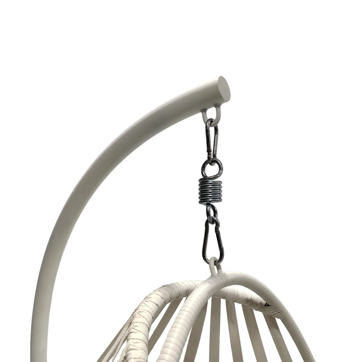 Nouveauté 2026 – Fauteuil suspendu œuf en osier d'extérieur Mainstays, gris, collection