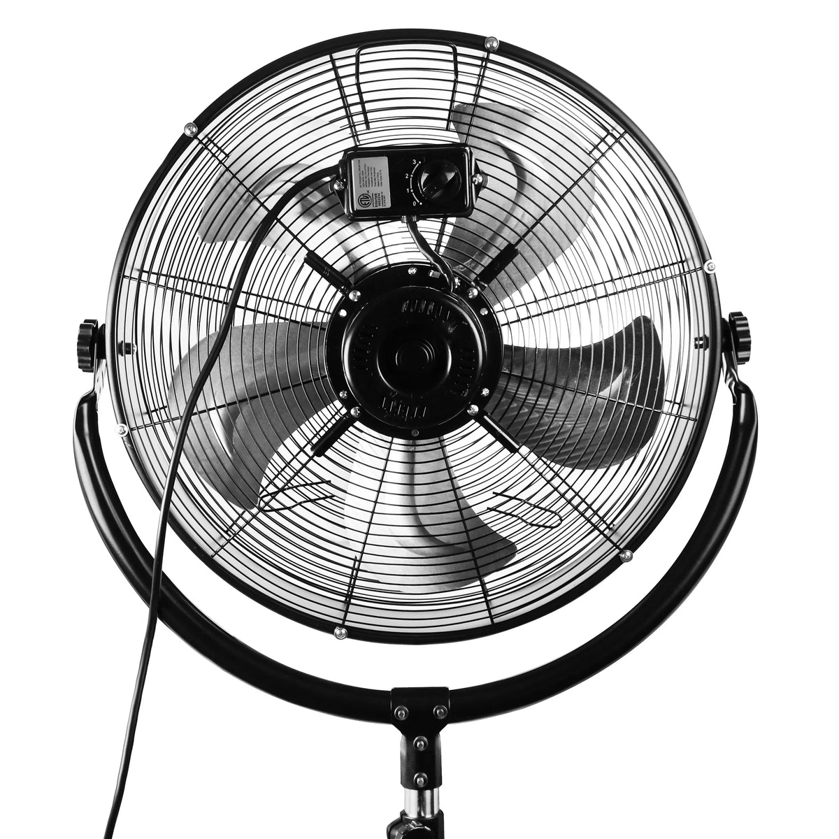 Nouveauté 2026 – Ventilateur industriel sur pied inclinable à 360° VieAir , 20 pouces, 3 vitesses, haute vélocité