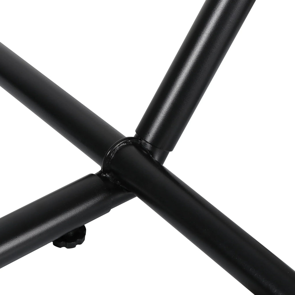 Nouveauté 2026 – Support de hamac double en acier ZenSports , réglable jusqu'à 204 kg (450 lb), 2,74 m (9 pi), avec sac de transport portable, noir