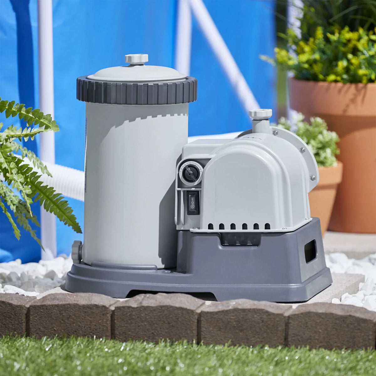 Nouveauté 2026 – Pompe à cartouche filtrante pour piscine Intex Krystal Clear 2500 GPH avec minuterie