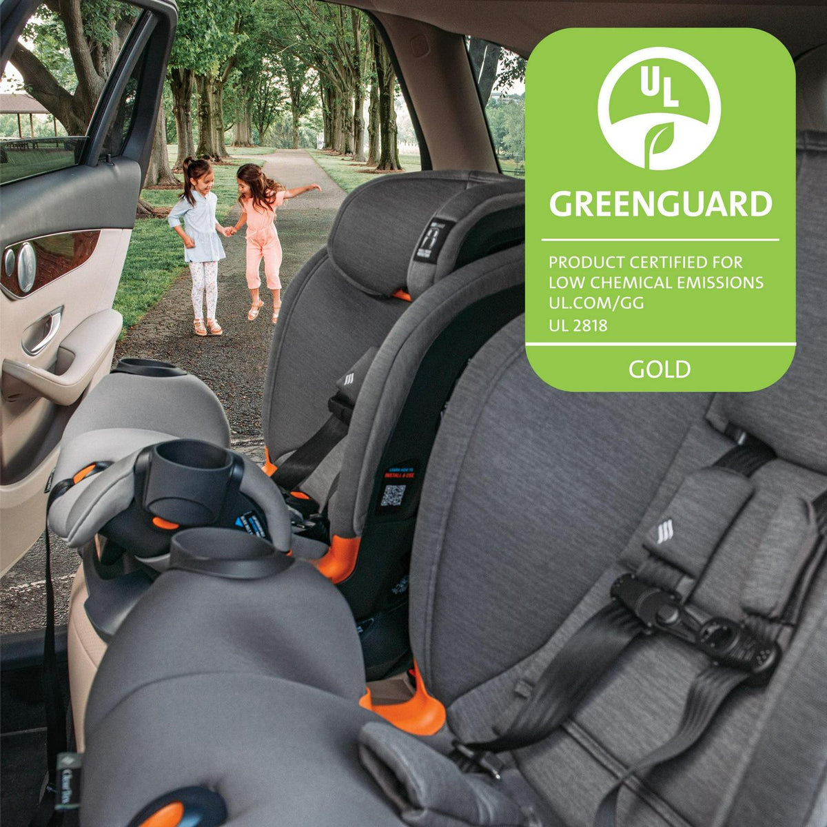 Nouveauté 2026 – Siège auto tout-en-un Chicco OneFit ClearTex - Gris ardoise. Neuf