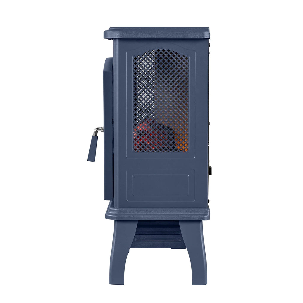 Nouveauté 2026 – Poêle électrique infrarouge à quartz ClassicFlame 17,5" W, bleu insigne