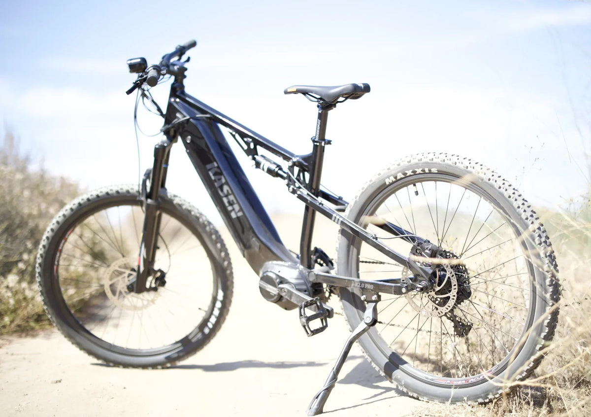 Nouveauté 2026 – VTT électrique Kasen , moteur central 500 W 48 V 15 Ah, suspension intégrale, accélérateur et assistance au pédalage
