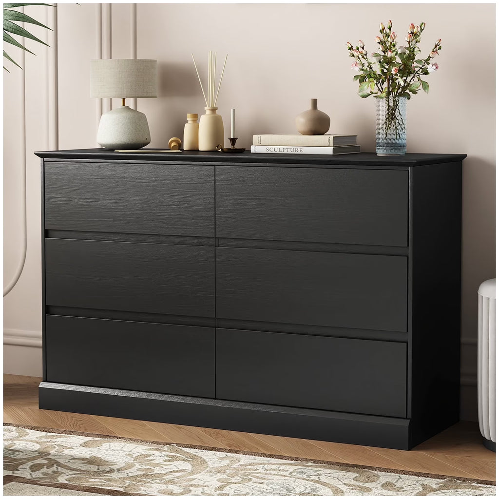 Nouveauté 2026 – Commode blanche neuve , commode à 6 tiroirs, meuble de rangement double, meuble d'appoint pour chambre ou salon