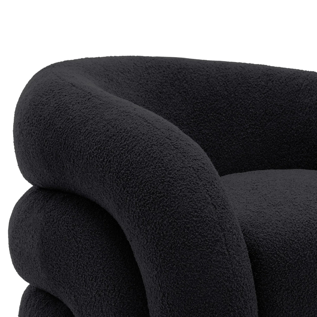 Nouveauté 2026 – Fauteuil pivotant 360" pour salon, fauteuil tonneau bouclé, canapé une place, fauteuil de lecture, vert sauge