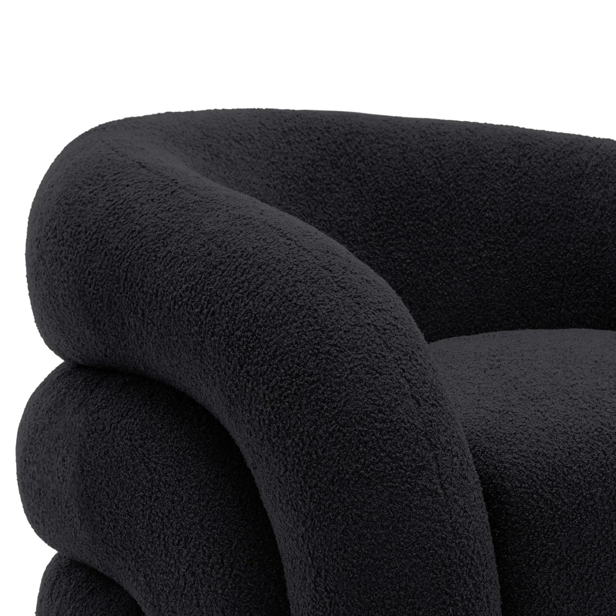 Nouveauté 2026 – Fauteuil pivotant 360" pour salon, fauteuil tonneau bouclé, canapé une place, fauteuil de lecture, vert sauge