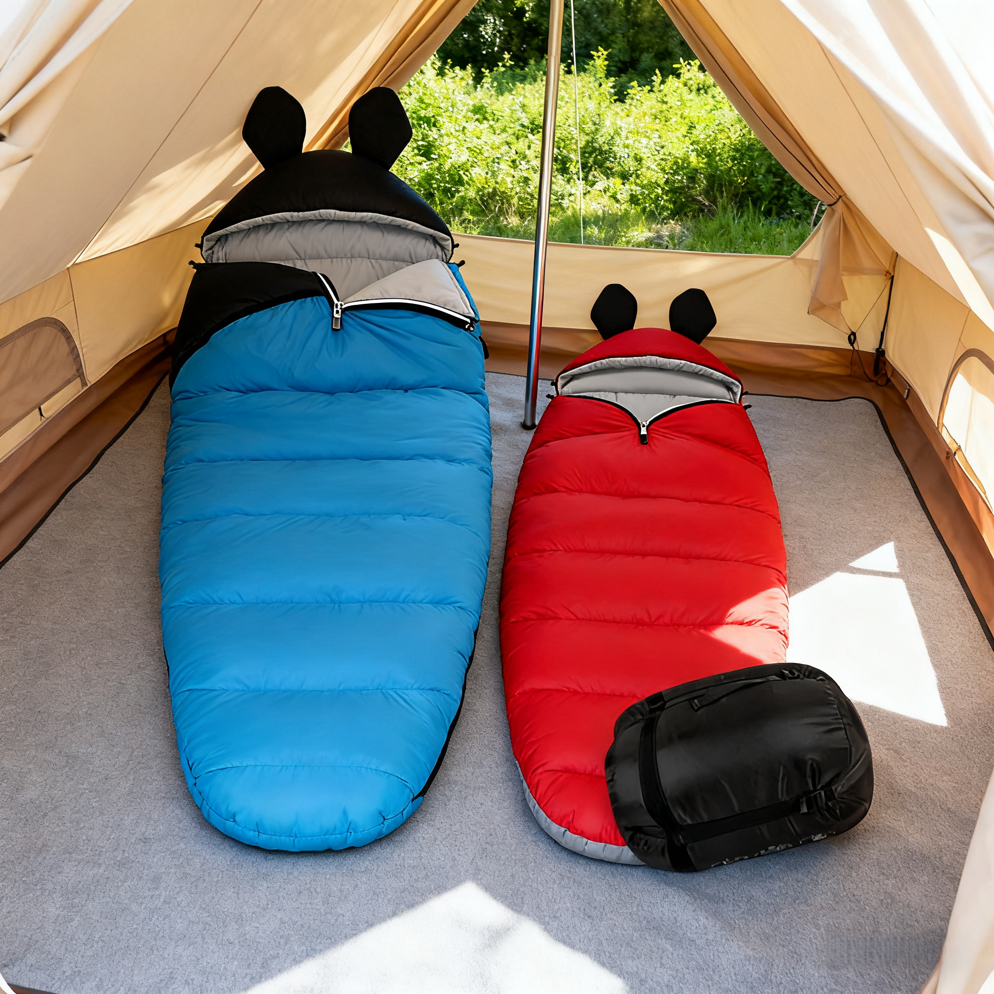 Blue Outdoor Sleeping Bag