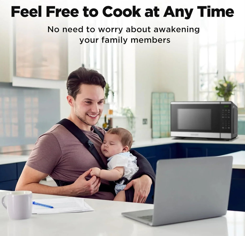 Nouveauté 2026 – Four à micro-ondes de comptoir BLACK+DECKER 0,9 pi³ , 6 menus automatiques, 10 niveaux de puissance, panneau numérique, 900 W