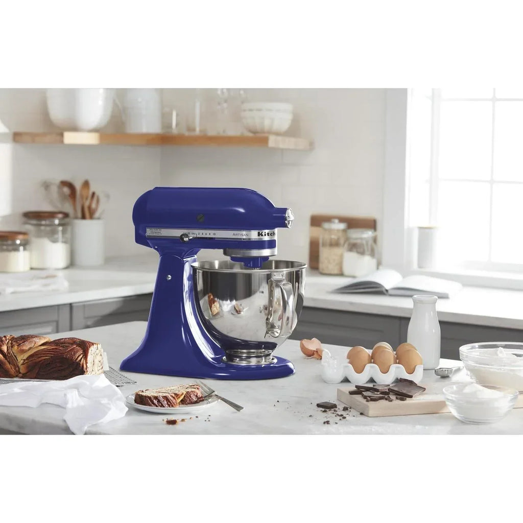 Nouveauté 2026 – Robot pâtissier KitchenAid Artisan Series 5 pintes à tête inclinable, coloris Wildflower, KSM156CXWF (édition