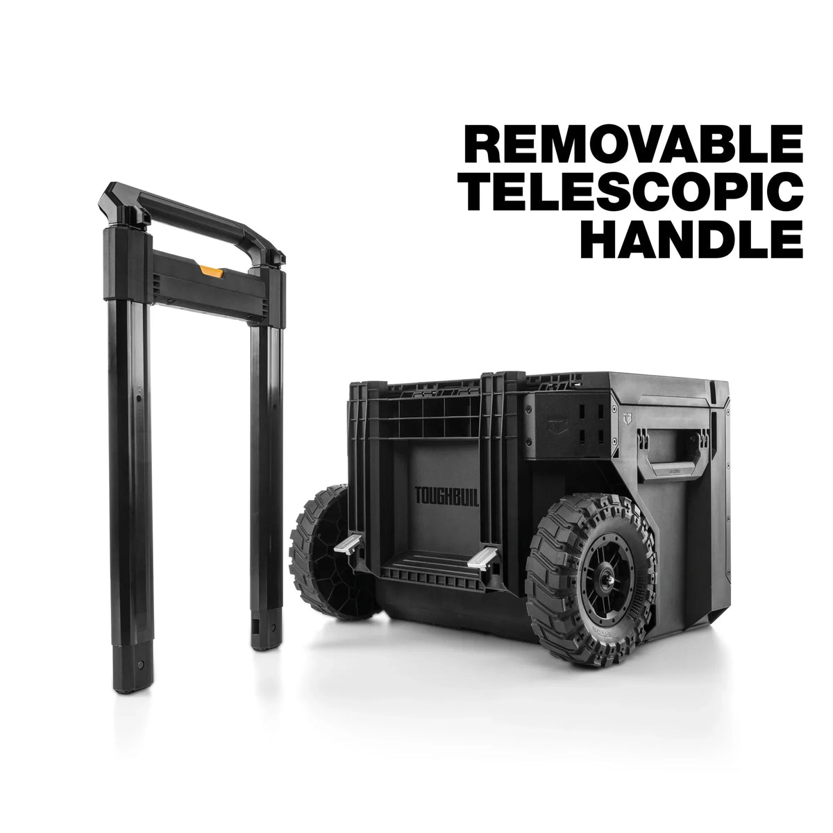Nouveauté 2026 – Boîte à outils roulante ToughBuilt 2-en-1 portable avec roulettes et conception empilable