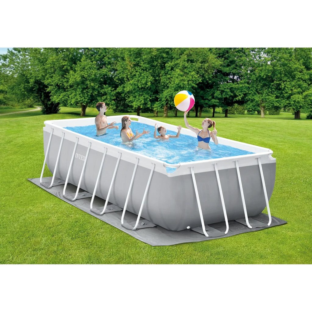 Nouveauté 2026 – Piscine rectangulaire à cadre Prism Frame Intex (4,88 m x 2,44 m x 1,07 m