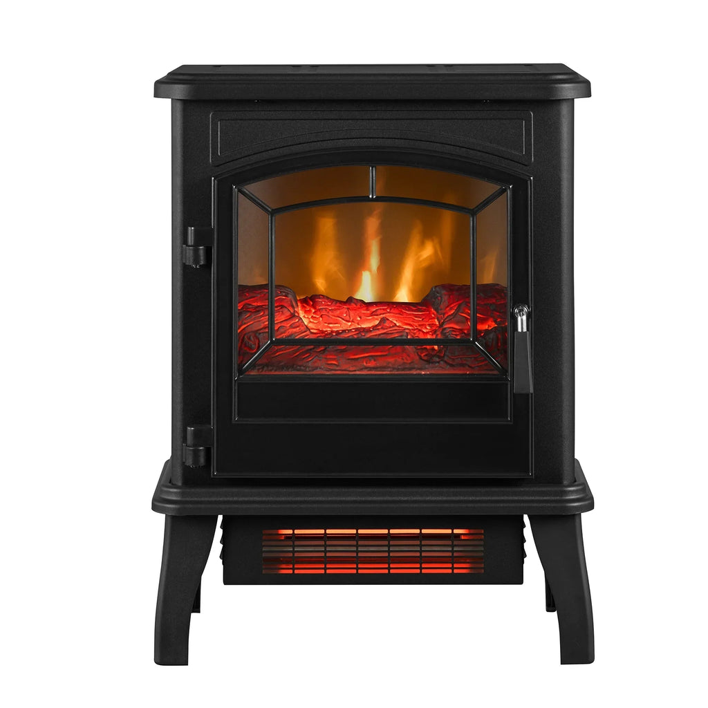 Nouveauté 2026 – Poêle électrique infrarouge à quartz ClassicFlame 17,5" W, bleu insigne