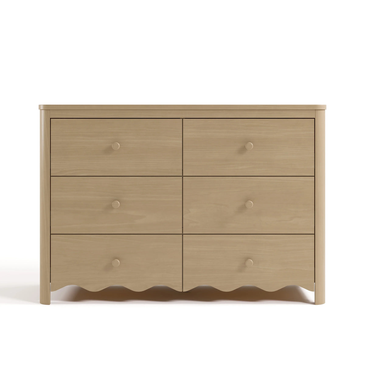 Nouveauté 2026 – Commode pour chambre d'enfant Storkcraft Casablanca 6 tiroirs, couleur sauge