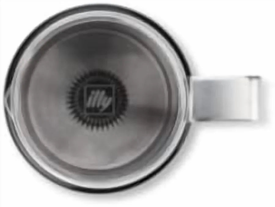 Nouveauté 2026 – Mousseur à lait électrique illy - Noir et acier inoxydable