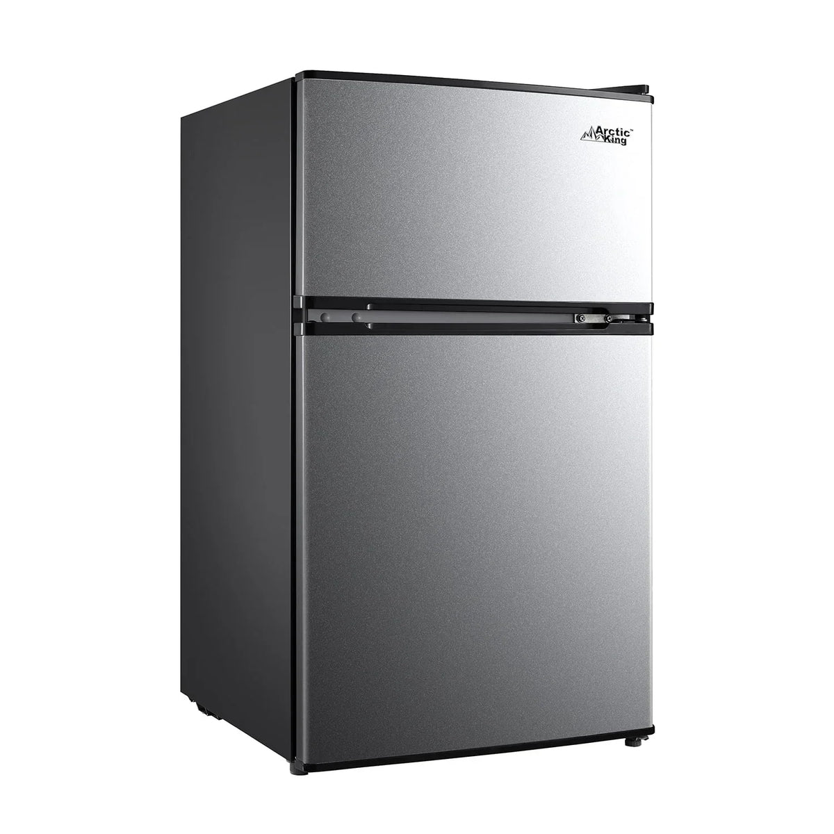 Nouveauté 2026 – Mini-réfrigérateur Arctic King 2 portes de 3,2 pi³ avec congélateur, acier inoxydable, E-Star, ARM32D5ASL