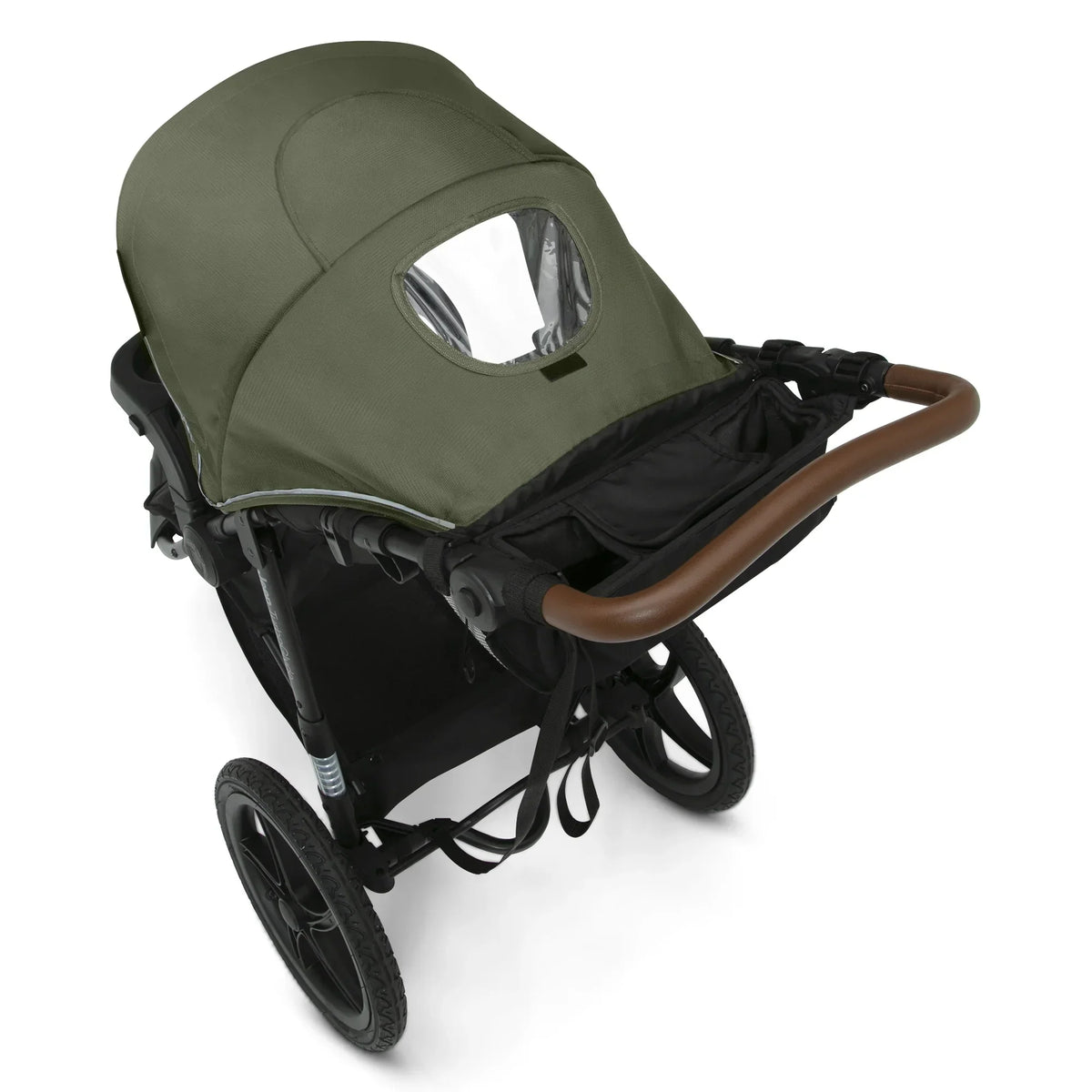 Nouveauté 2026 – Poussette de jogging Jeep TurboGlyde de Delta Children, noire