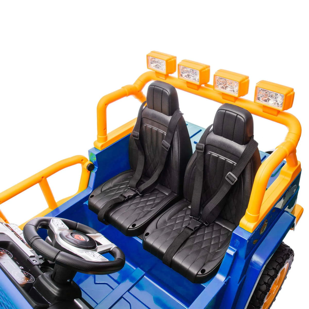 Nouveauté 2026 – Joyracer , véhicule électrique 24 volts pour enfants de 3 à 8 ans, sous licence Angry Birds, avec télécommande, pelle, Bluetooth, phares et roues motorisées. Convient aux enfants jusqu'à 60 kg (130 lbs). Couleur verte