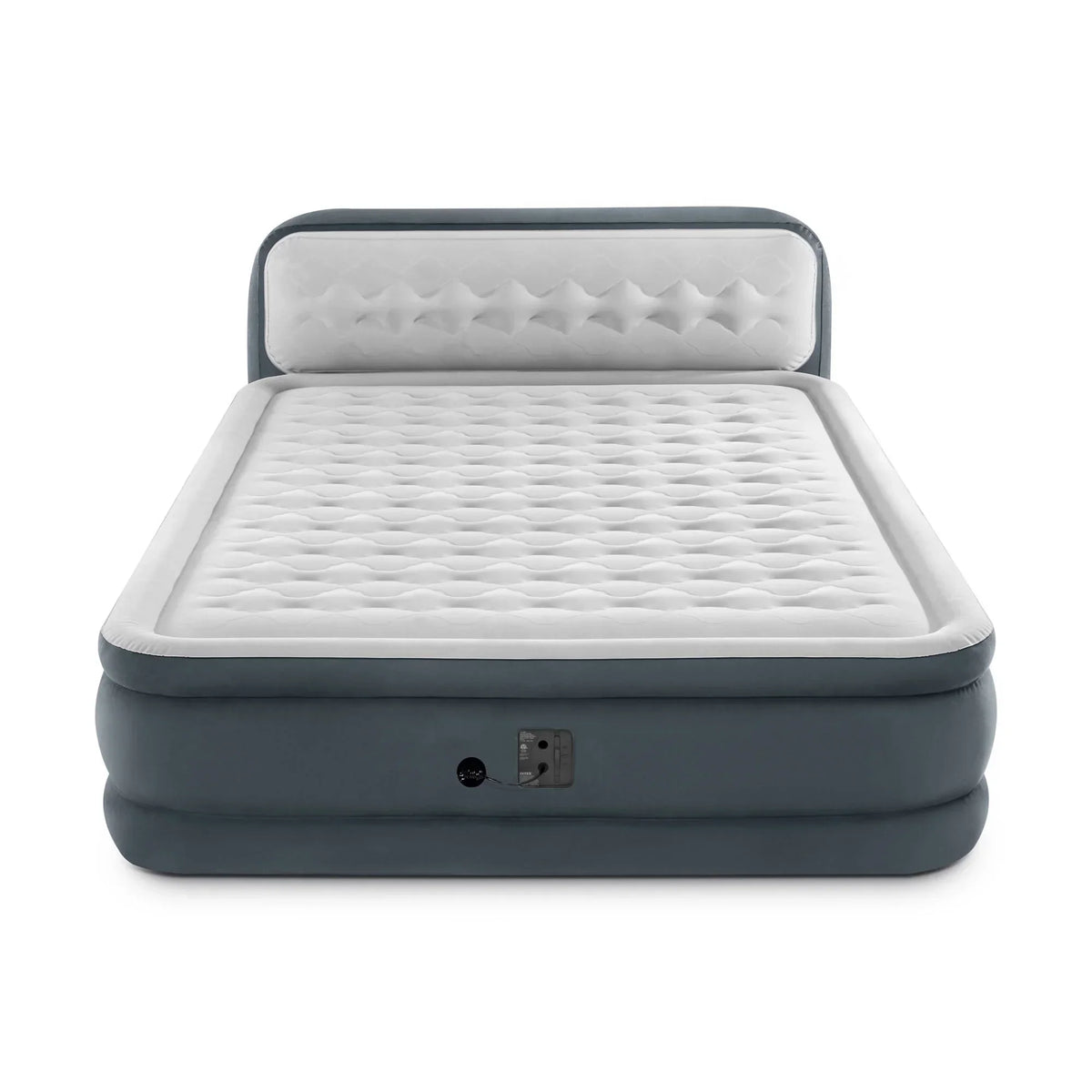 Nouveauté 2026 – Matelas Intex Dura-Beam Deluxe Plush Headbed Queen avec pompe intégrée - Emballage ouvert