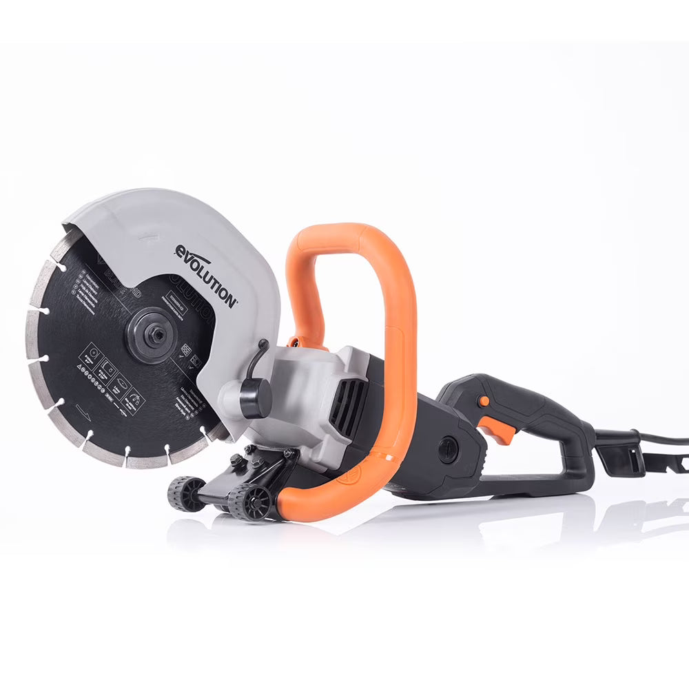 Nouveauté 2026 – Scie à béton électrique Evolution Power Tools , 23 cm (9 po