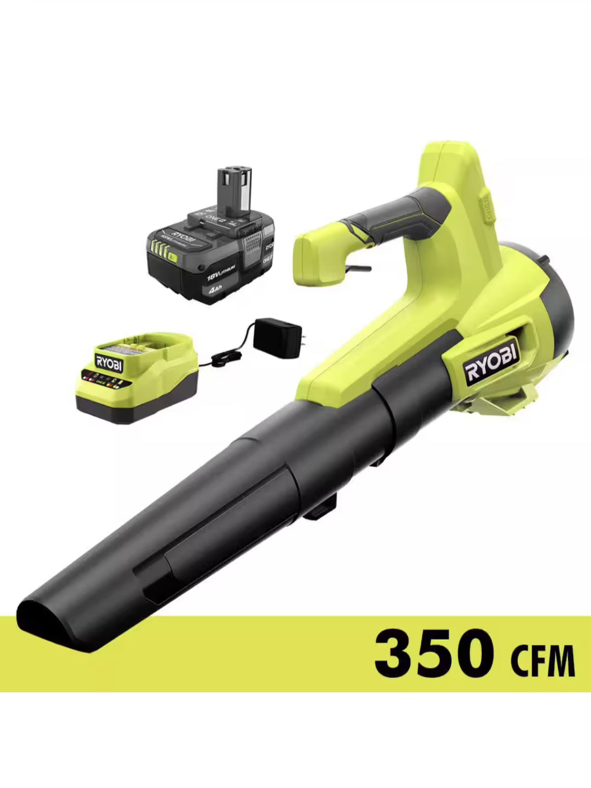 Nouveauté 2026 – RYOBI ONE+ 18V 160 km/h 350 CFM