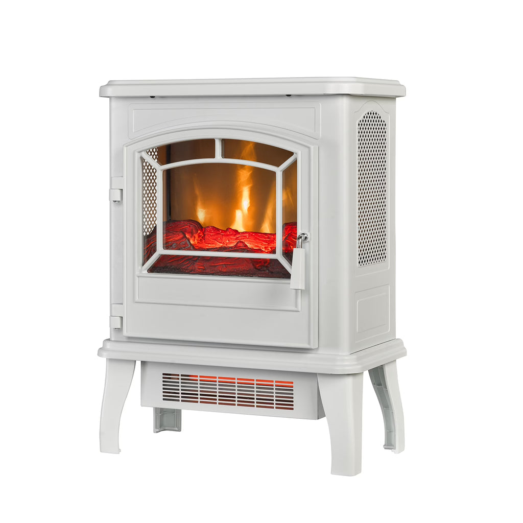 Nouveauté 2026 – Poêle électrique infrarouge à quartz ClassicFlame 17,5" W, bleu insigne