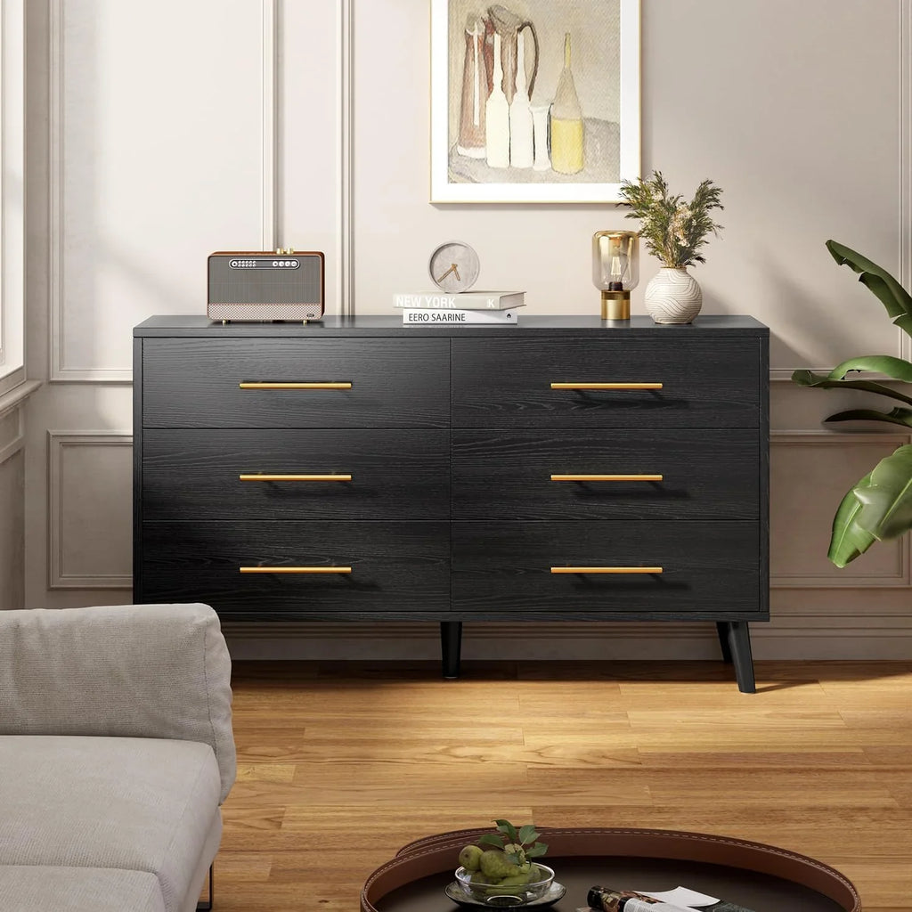 Nouveauté 2026 – Ensemble de meubles de chambre à coucher Lofka King - Comprend un cadre de lit King, deux tables de chevet et deux commodes pour une décoration intérieure moderne